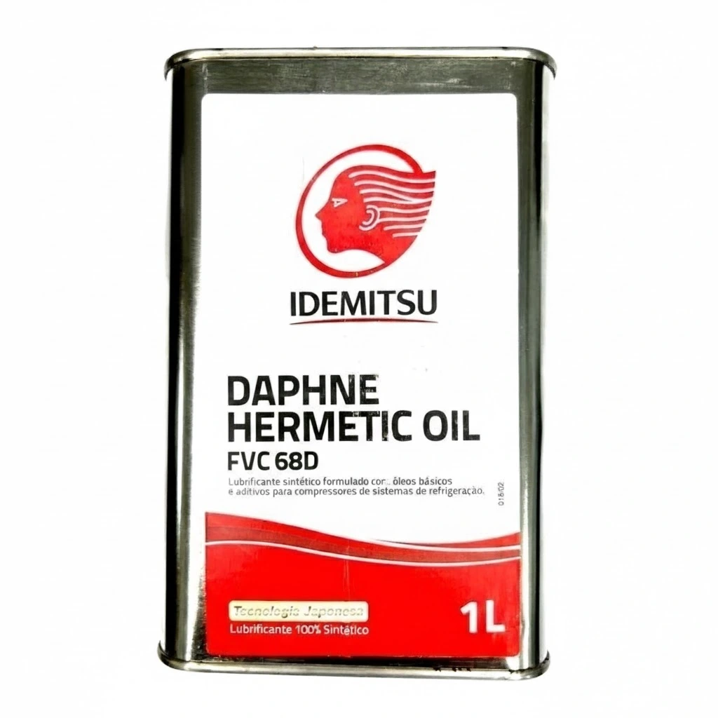 Óleo Lubrificante Sintético FVC68D Poliolester de 1 Litro para compressores de refrigeração