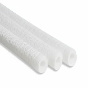 Tubo Isolante Blindado 1/4 branco com proteção UV para ar condicionado.