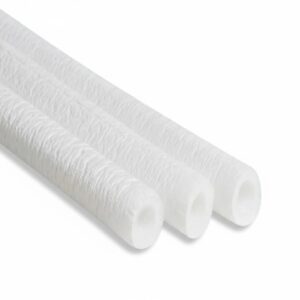 Tubo Isolante Blindado 5/8 branco com proteção UV para ar condicionado.