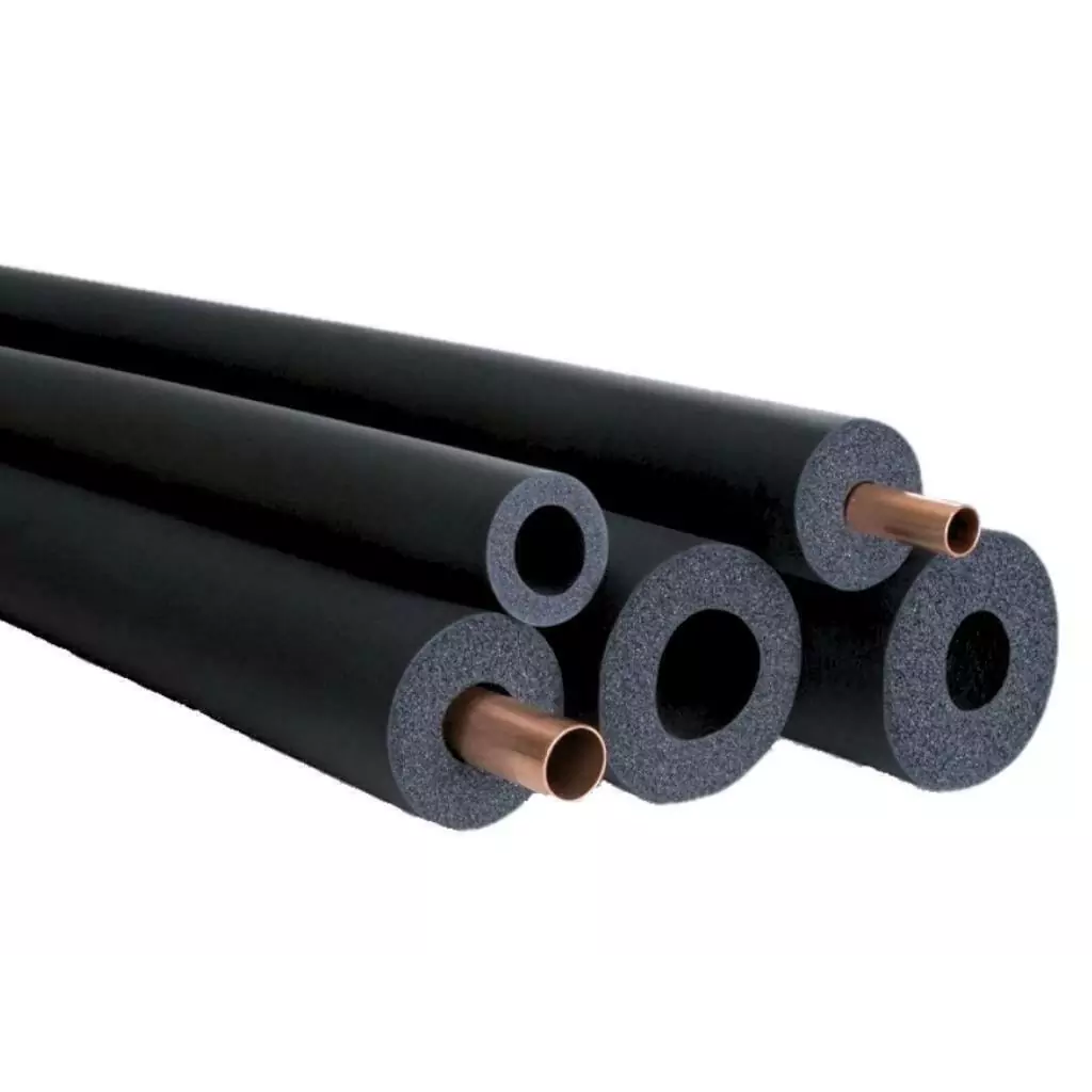 Tubo Isolante Elastomérico 1/4 preto com 9mm de parede para ar condicionado.
