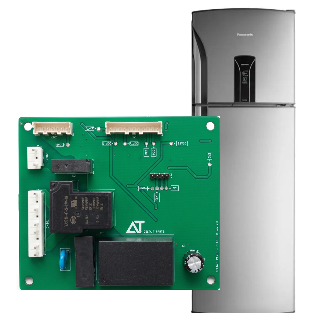 Placa Principal Geladeira Panasonic NR-BT40: 100% Compatível - Imagem 4