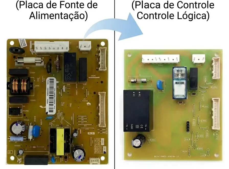 Placa Principal Geladeira Panasonic NR-BT40: 100% Compatível - Imagem 4