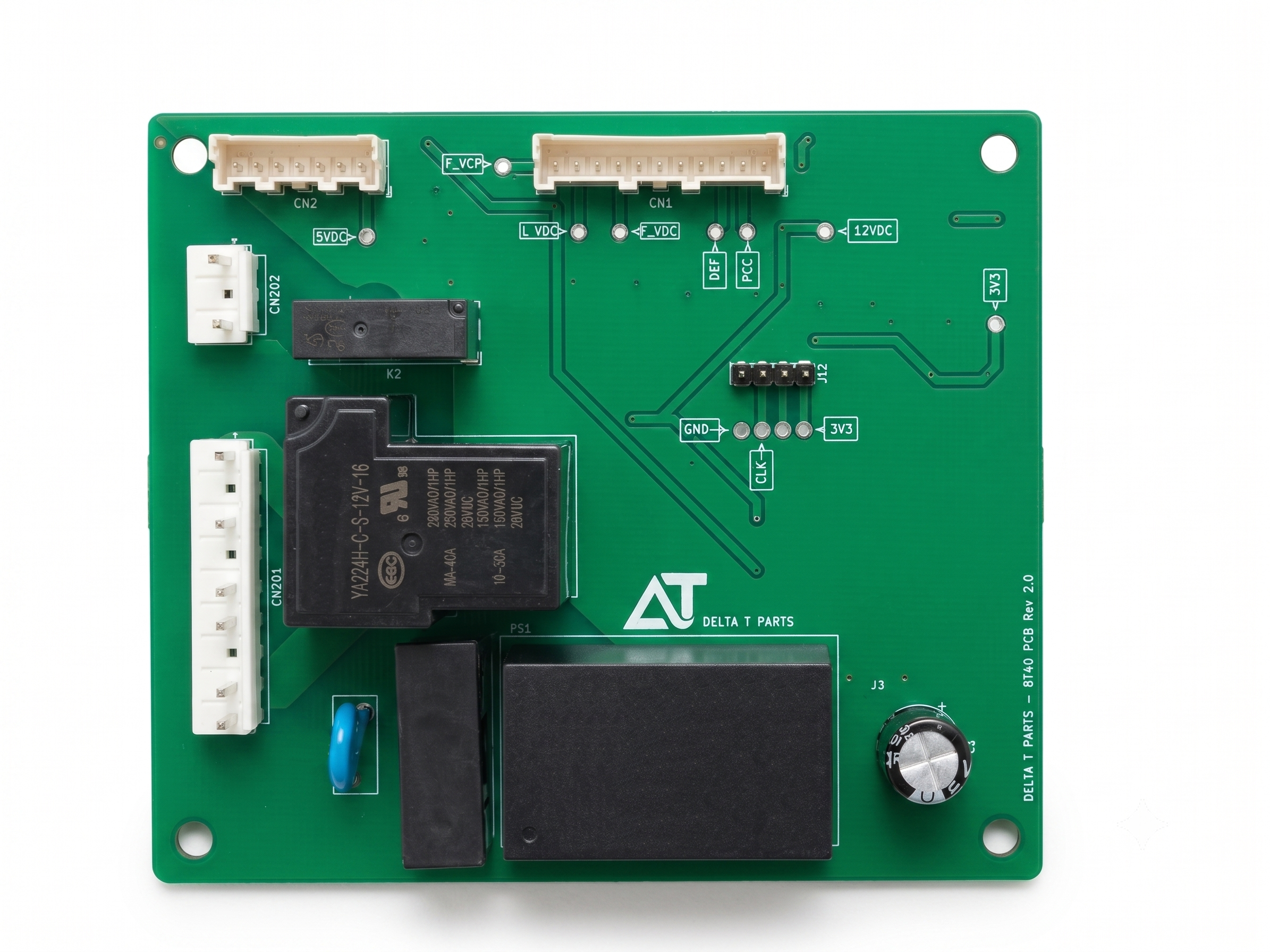 Foto frontal da Placa de potencia da BT40 BT41 Panasonic paralela fabricada pela Delta T Parts