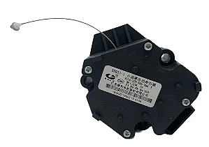 Atuador elétrico de mecanismo original para lavadora Panasonic NA-F160B5 220V exibido em fundo branco.